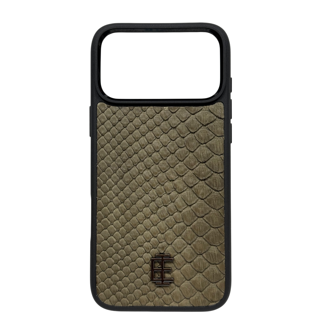 Husa iPhone din Piele de Piton Olive - iTool