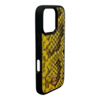 Husa iPhone din Piele de Piton Galben editie limitata V2 - iTool