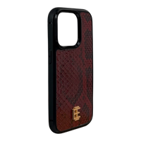 Husa iPhone din Piele de Piton Visinie editie limitata V1