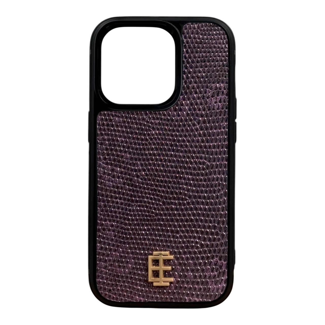 Husa iPhone din Piele de Varan Mov editie limitata V1