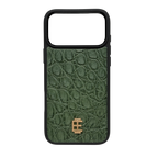 Husa iPhone din Piele de Crocodil Verde Lucios - iTool