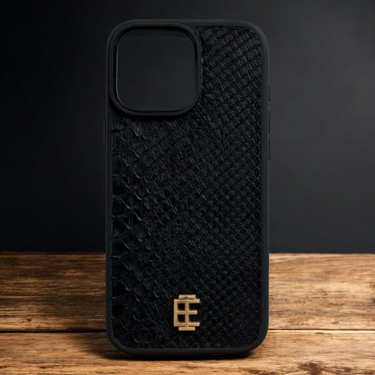 Husa iPhone din Piele de Piton Negru editie limitata - iTool
