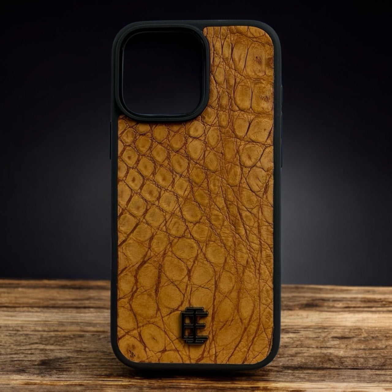 Husa iPhone din Piele de Crocodil Maro Deschis editie limitata - iTool