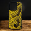 Husa iPhone din Piele de Piton Galben editie limitata - iTool