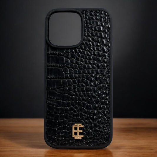 Husa iPhone din Piele de Crocodil Neagra editie limitata - iTool