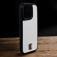Husa iPhone din Piele de Vaca Alb editie limitata