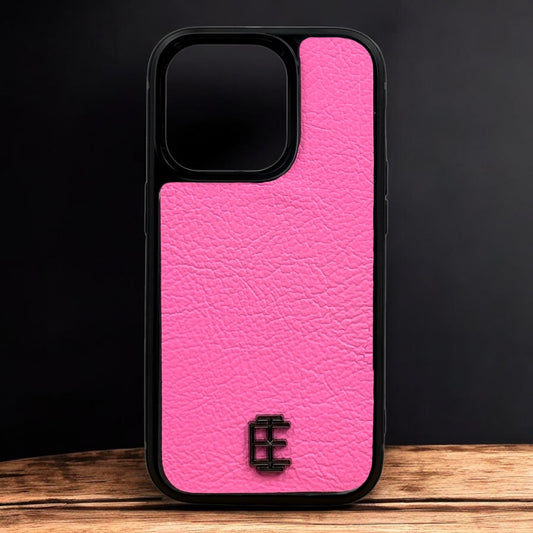 Husa iPhone din Piele de Capra Roz editie limitata