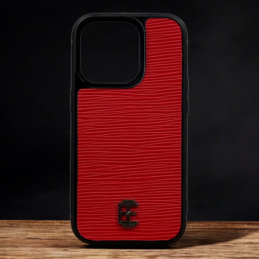 Husa iPhone din Piele de Vaca Rosu editie limitata