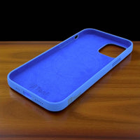 Husa iPhone 12/12 Pro iTool cu MagSafe din silicon catifelat Albastru
