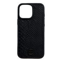Husa iPhone din Piele de Piton Negru editie limitata V2