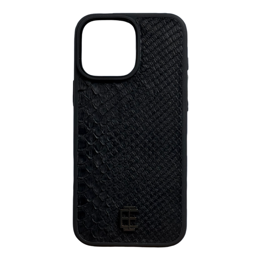 Husa iPhone din Piele de Piton Negru editie limitata V2