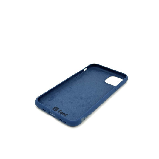 Husa iPhone 11 Pro Max iTool din silicon catifelat Albastru