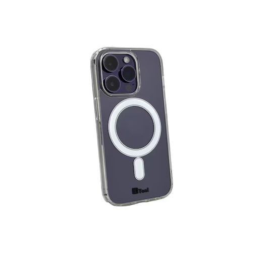 Husa iPhone 14 Pro iTool cu MagSafe din silicon Transparent