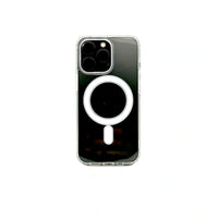 Husa iPhone 13 Pro Max iTool cu MagSafe din silicon Transparent