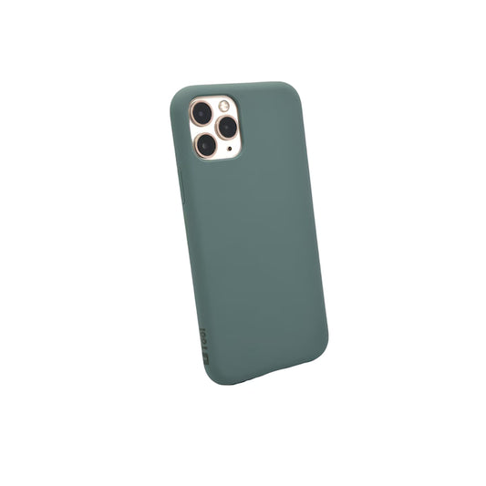 Husa iPhone 11 Pro Max iTool din silicon catifelat Verde